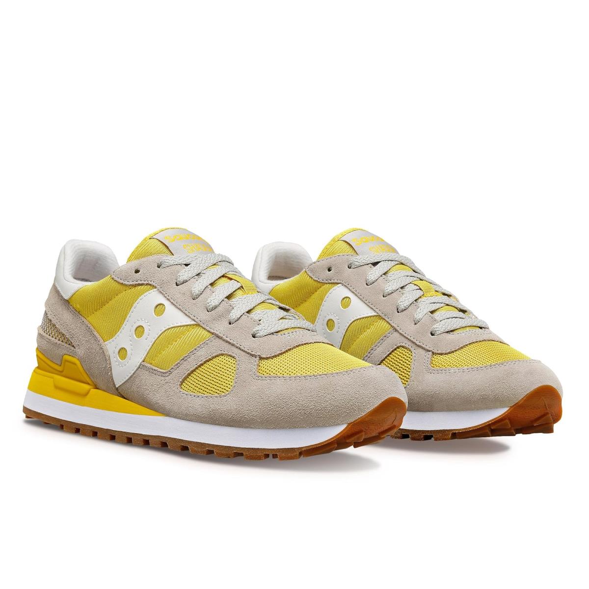 Unisex Sneakers Athletic Shoes Saucony s Shadow - Yellow/Grey