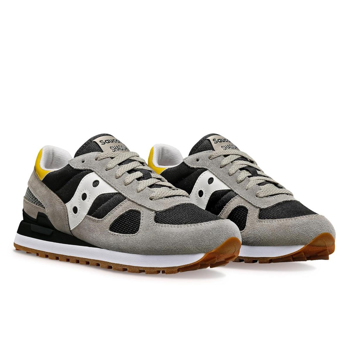Unisex Sneakers Athletic Shoes Saucony s Shadow Black/Grey