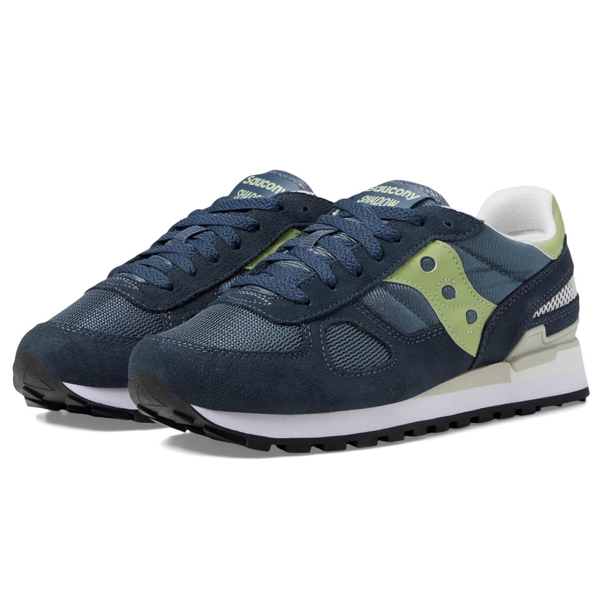 Unisex Sneakers Athletic Shoes Saucony s Shadow Navy/Lime