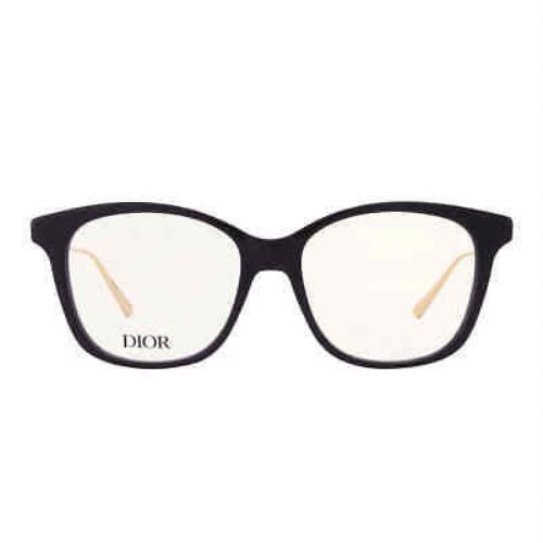 Dior Demo Square Ladies Eyeglasses CD50008I 001 52 CD50008I 001 52