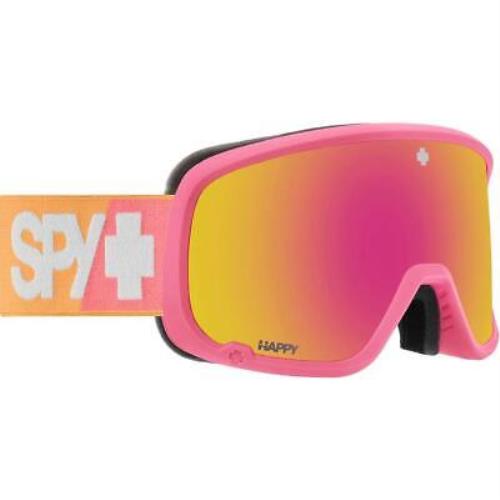 Spy Optic Marshall 2.0 Goggles Creamsicle Happy ML Rose Pink Mirror