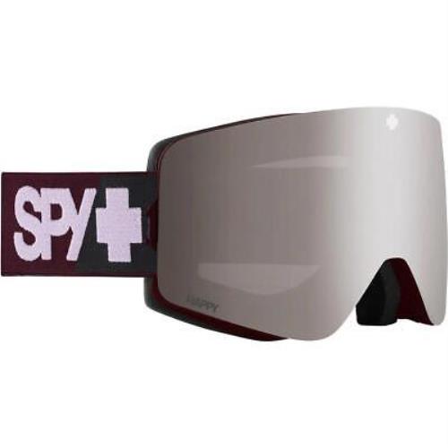 Spy Optic Marauder Elite Goggles Merlot Happy Bronze Silver Mirror+bonus Lens