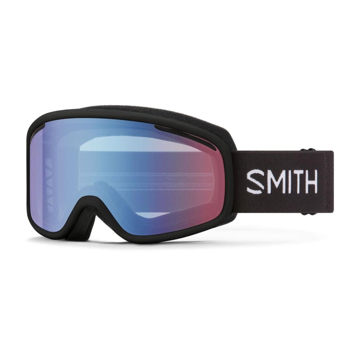 Smith Vogue Ski / Snow Goggles Black Frame Blue Sensor Mirror Lens