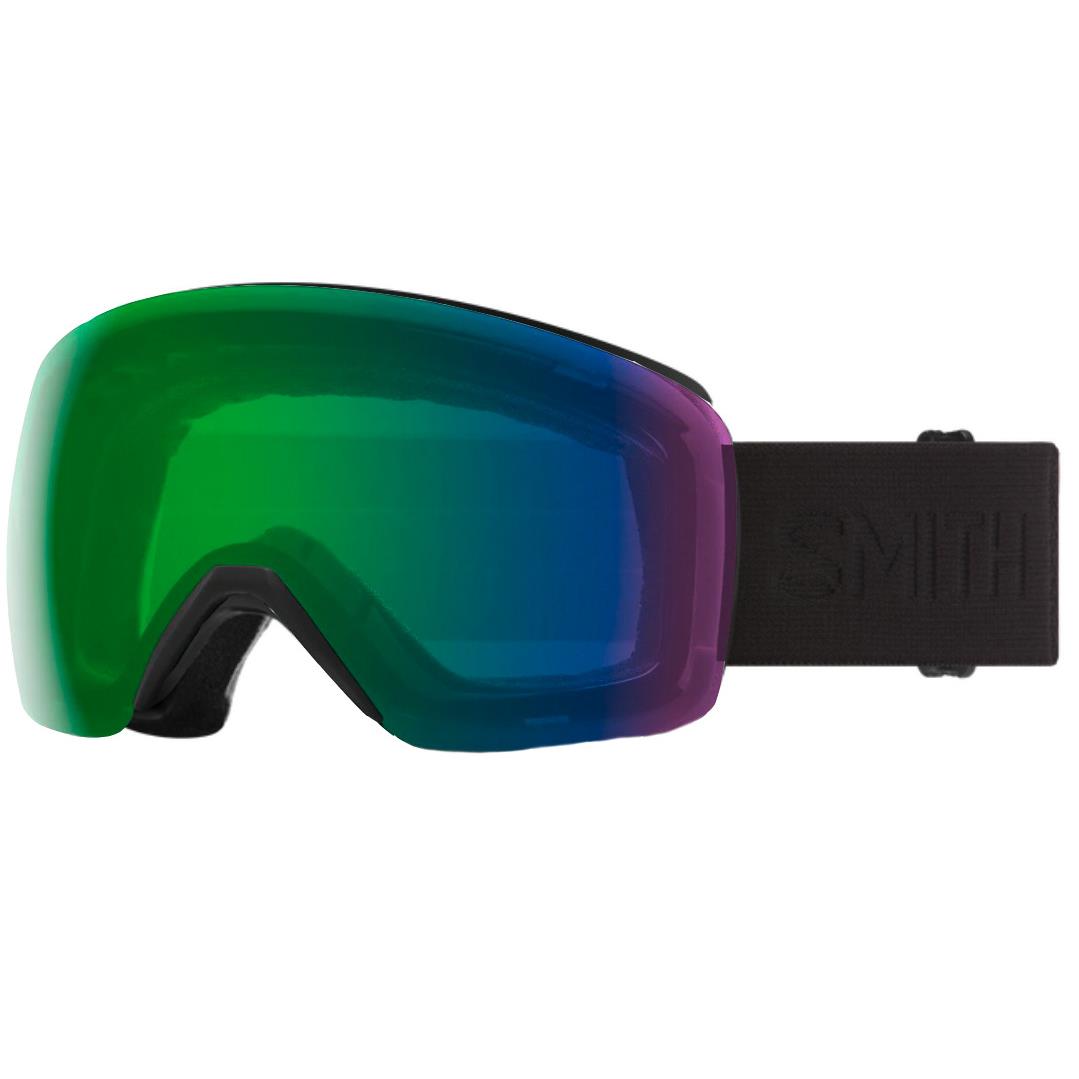 Smith Skyline Snow Ski Goggles-black-chromapop Everyday Green Lens