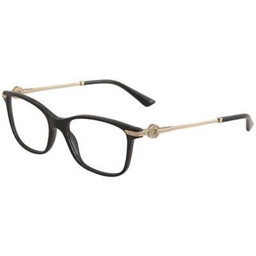 Bvlgari Women`s Eyeglasses BV4173B BV/4173/B 501 Black/gold Optical Frame 53mm