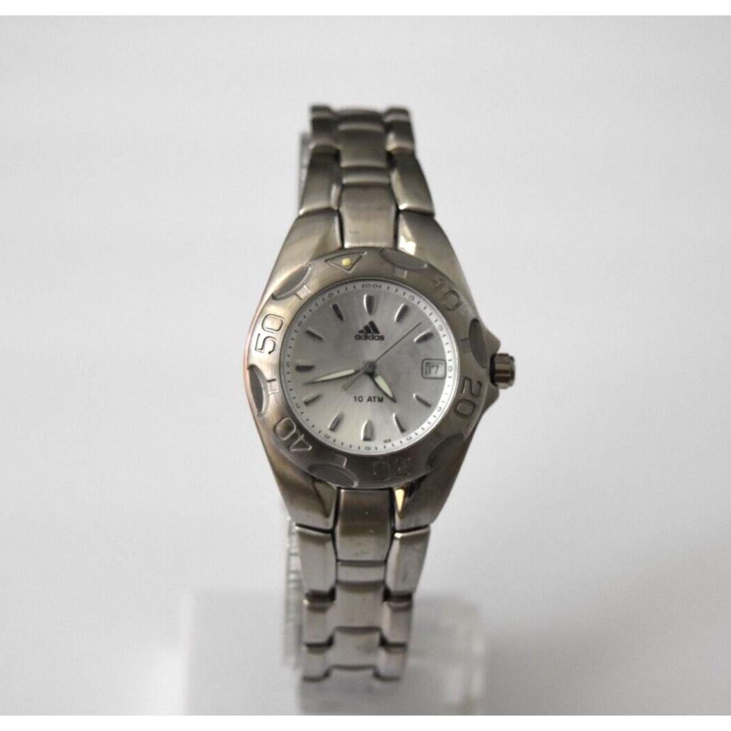 Adidas Women`s Small Stainless Steel Silver Dial Watch