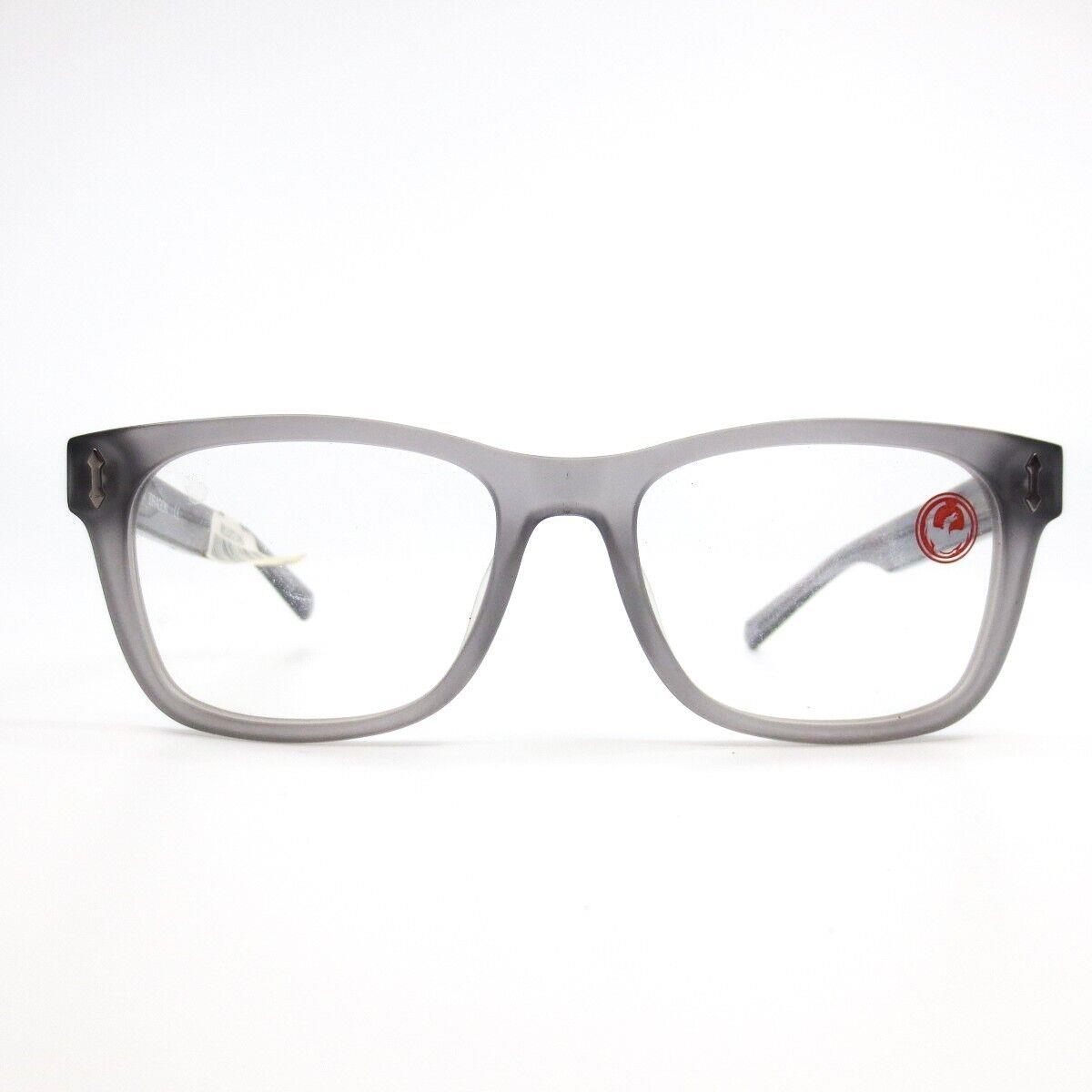 Dragon Dylan DR134 057 Gray Square Rectangle Eyeglasses Frames 52-18-140