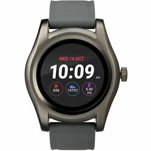 Timex Iconnect Classic TW5M31600 Grey Silicone Automatic Self Wind Smart Watch