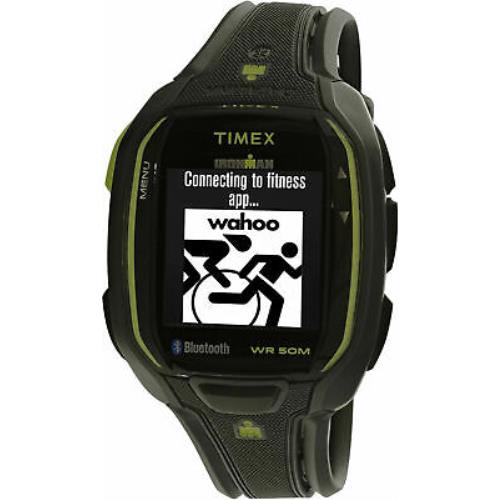 Timex Men`s Ironman Run X50 TW5K88000 Black Polyurethane Quartz Sport Watch