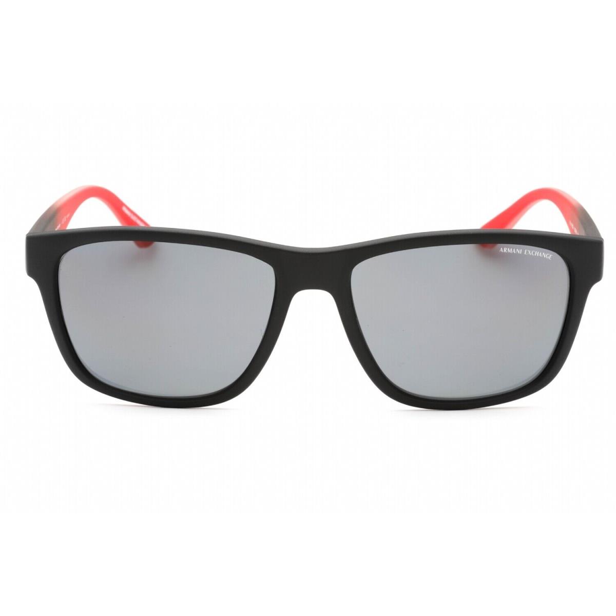 Armani Exchange AX4135S 807881 Sunglasses Matte Black Frame Grey Polarized