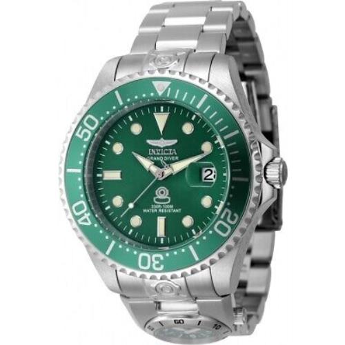 Invicta Pro Diver Date Automatic Green Dial Men`s Watch 45811