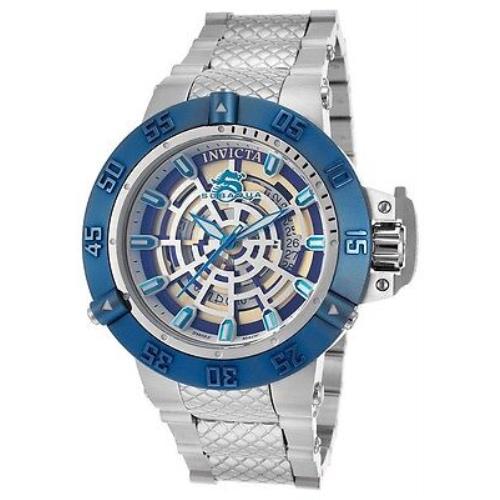 Swiss Made Invicta 16046 Subaqua Noma Iii Spider Stainless Steel Men s Watch - Band: Silver