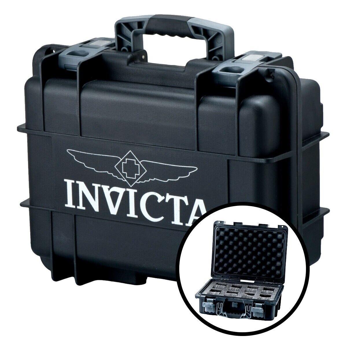 Invicta 8-Slot Dive Impact Watch Case Black DC8BLK