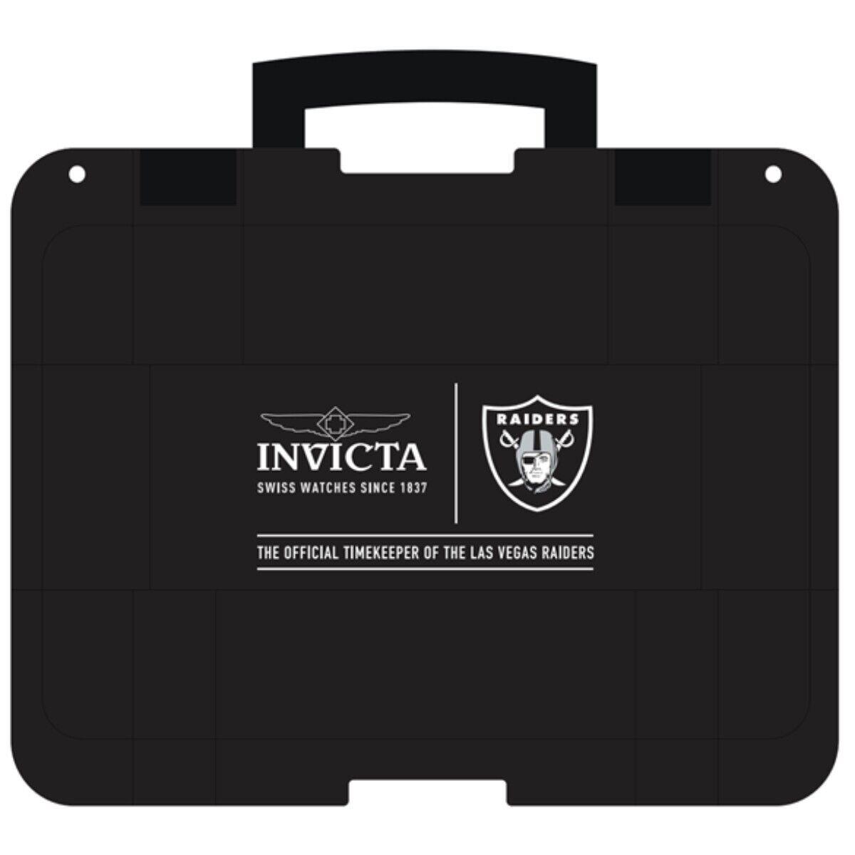 Invicta Las Vegas Raiders 8-Slot Dive Impact Watch Case Black DC8-RDRBLK