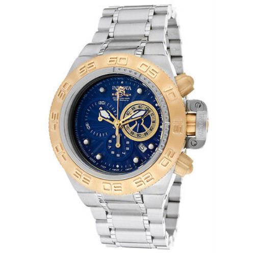 Invicta 10147 Subaqua Noma IV Sport Chronograph 18k Gold-tone SS Men`s Watch