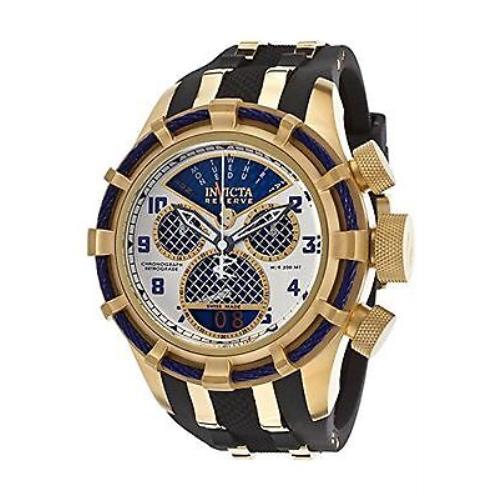 Swiss Made Invicta 17465 Reserve Bolt Chronograph Retrograde Date Men`s Watch