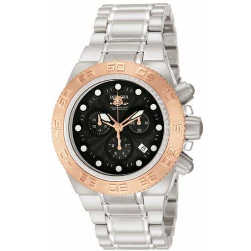 Invicta 10844 Subaqua Sport Chronographs Black Dial Stainless Steel Mens Watch