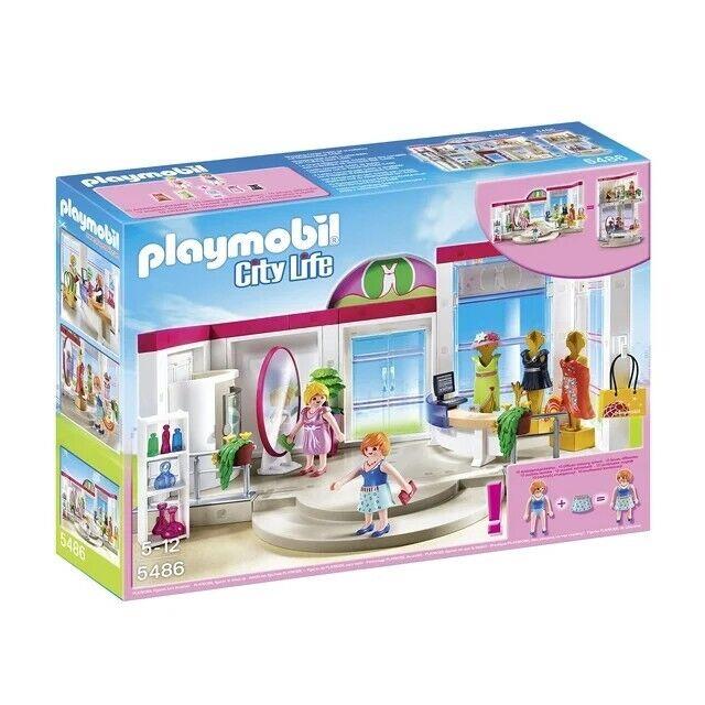 Playmobil City Life Clothing Store Boutique Play Set 5486 - /