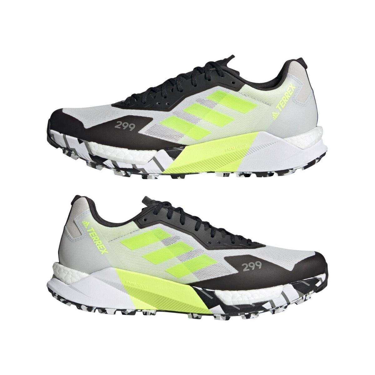 Adidas Terrex Agravic Ultra Solar Yellow/black Mens Trail Running Shoes FY7629