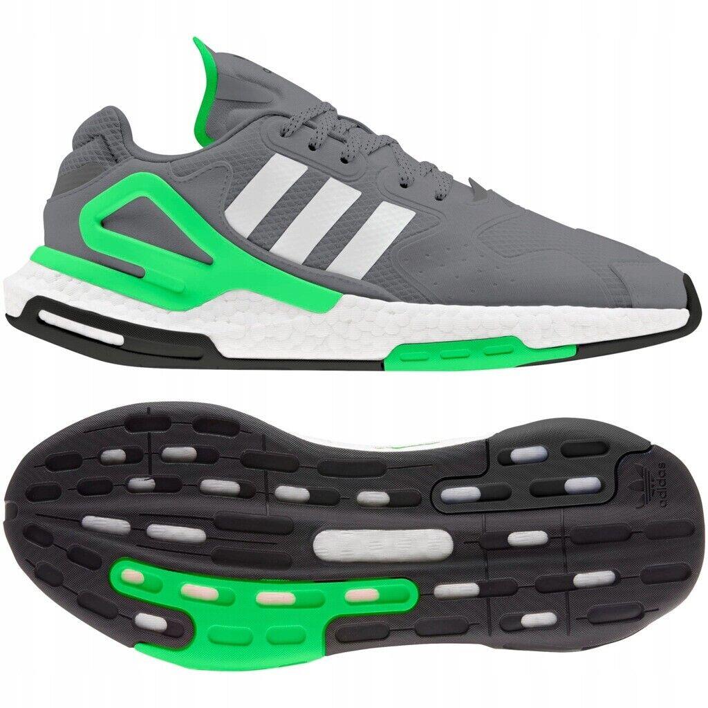 Adidas Originals Day Jogger Grey Green White Mens Outdoor Running Shoes FW4868