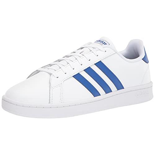 Adidas Men`s Grand Court Sneaker White/Team Royal Blue/White