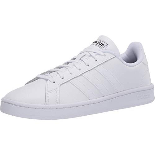 Adidas Men`s Grand Court Sneaker White/White/Black