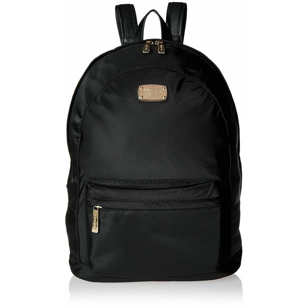 Michael Kors MK Jet Set Item Large Backpack-black/gold