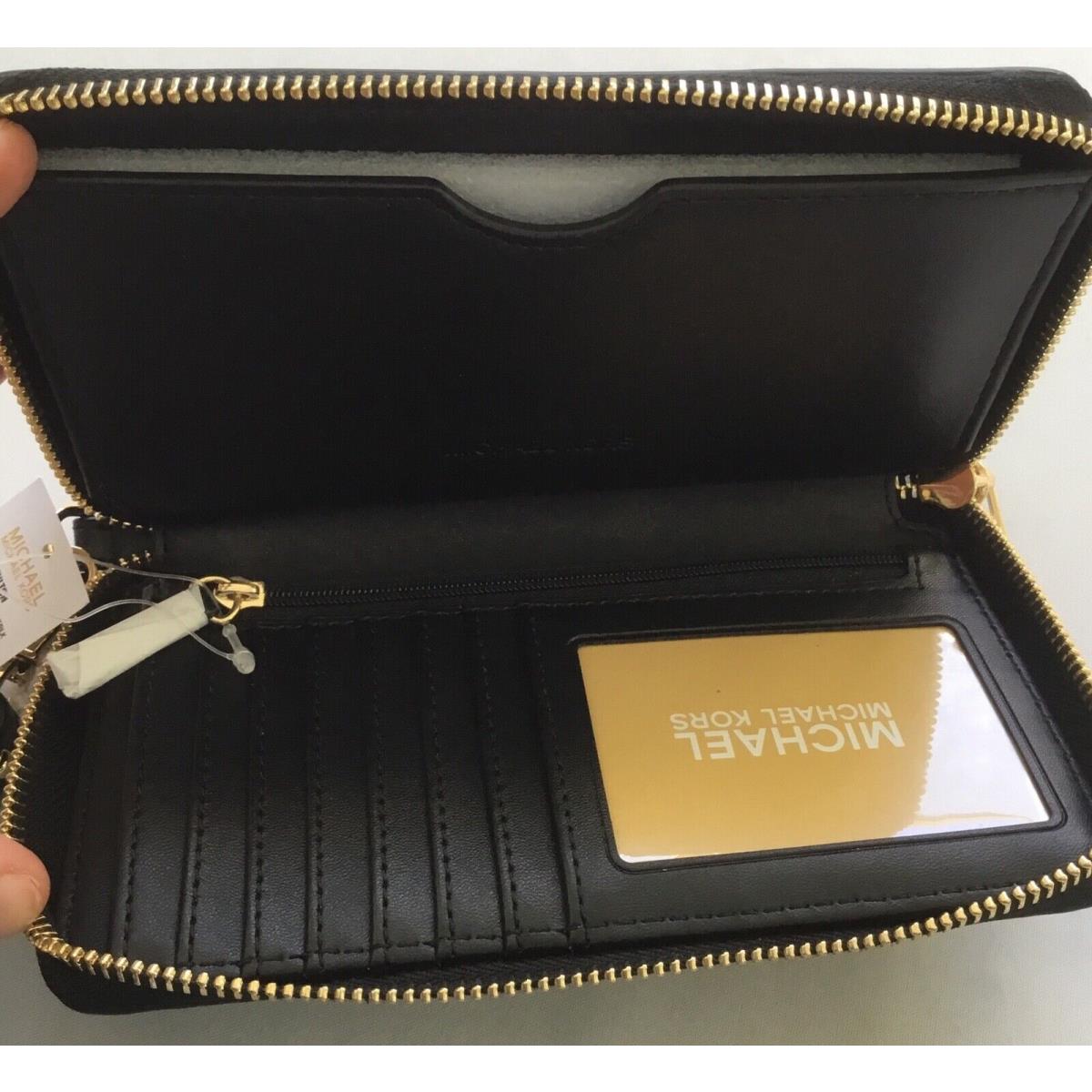 Michael Kors Fulton Multifunctional Phone Case Wallet Black Print