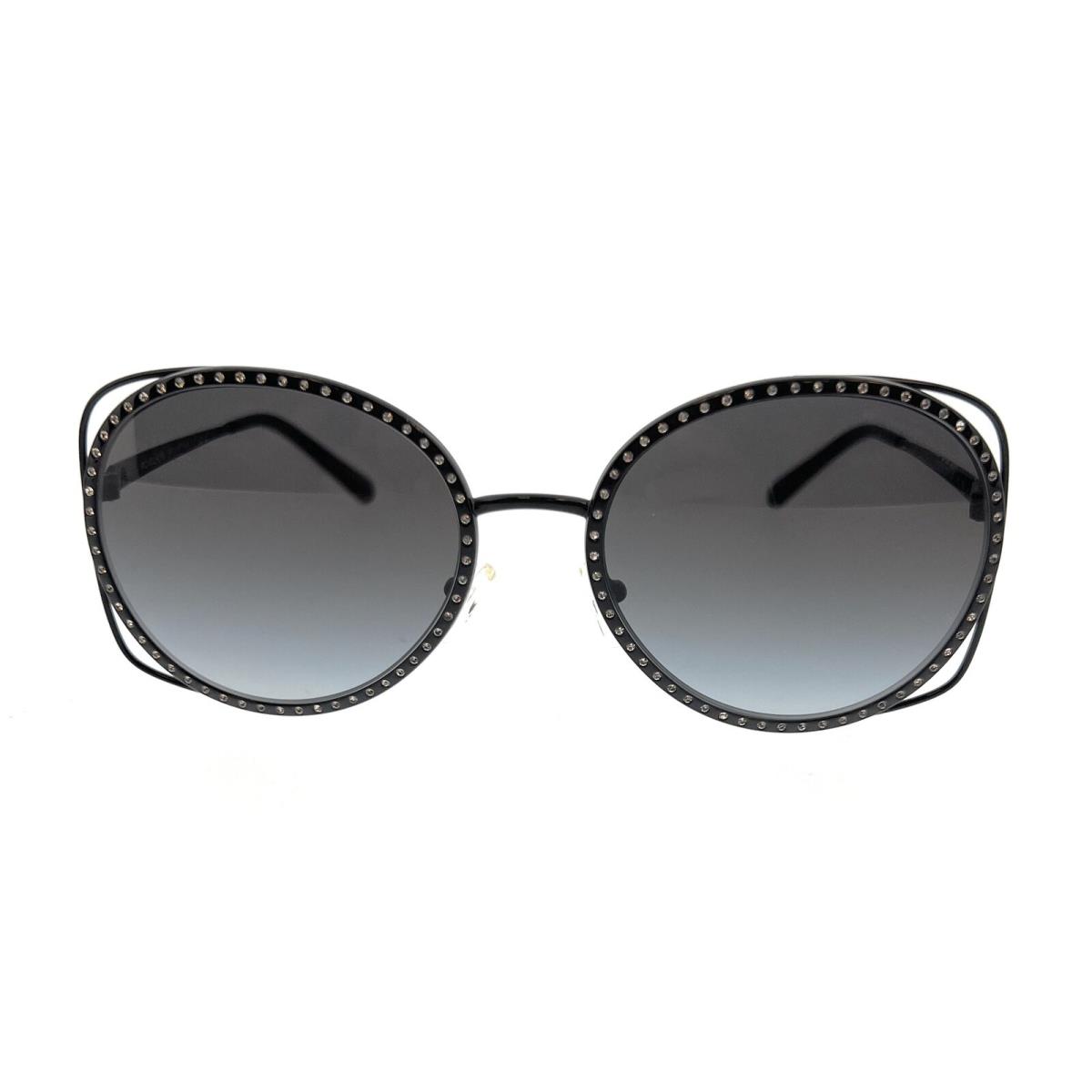 Michael Kors 0MK1118B 10058G Black Round Sunglasses