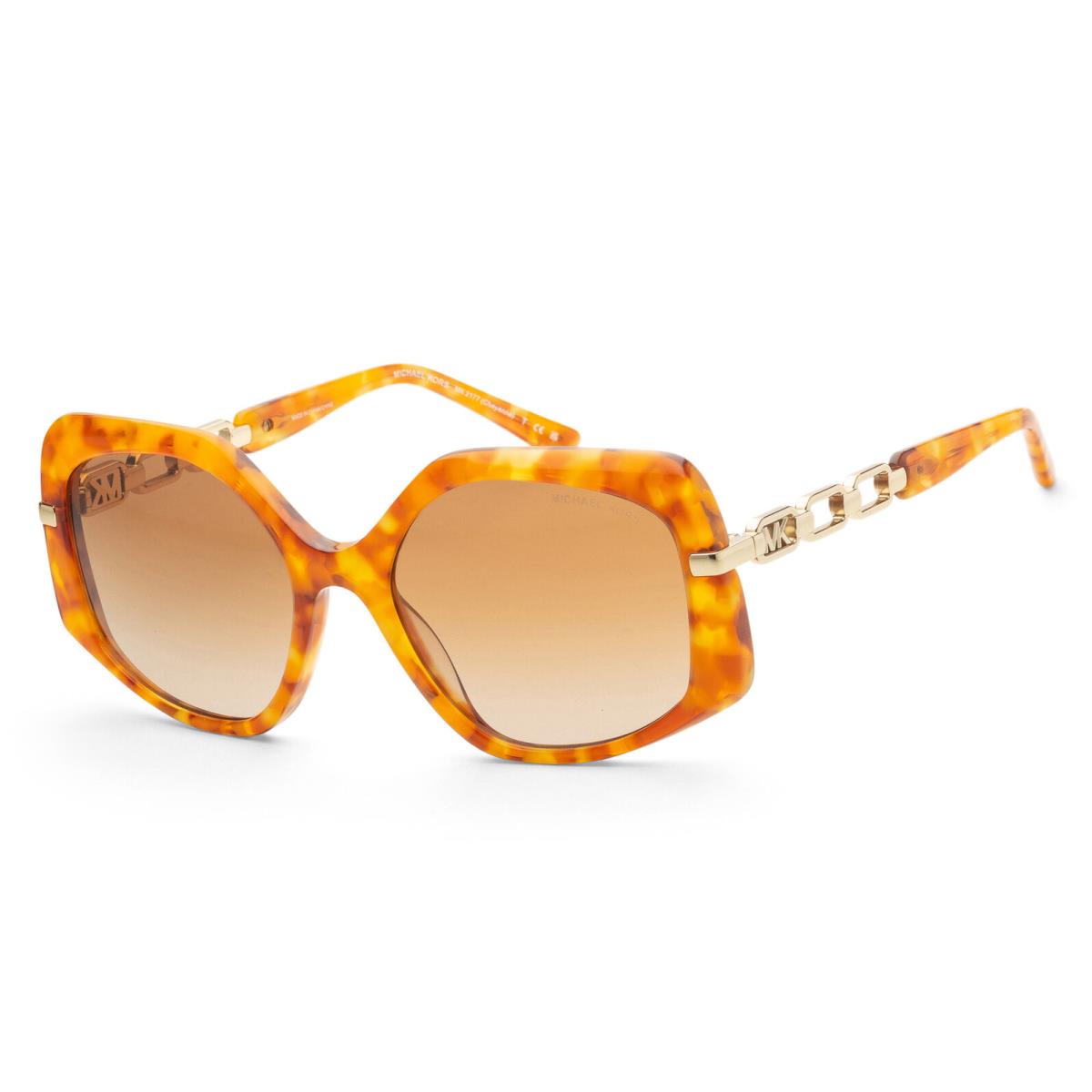 Michael Kors Women`s Cheyenne 56mm Marigold Tortoise Sunglasses MK2177-39153B