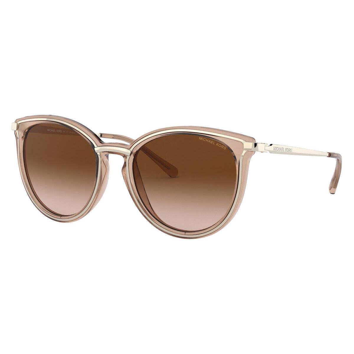 Michael Kors Women`s 54mm Brown Tran. Light Gold Sunglasses MK1077-101413-54