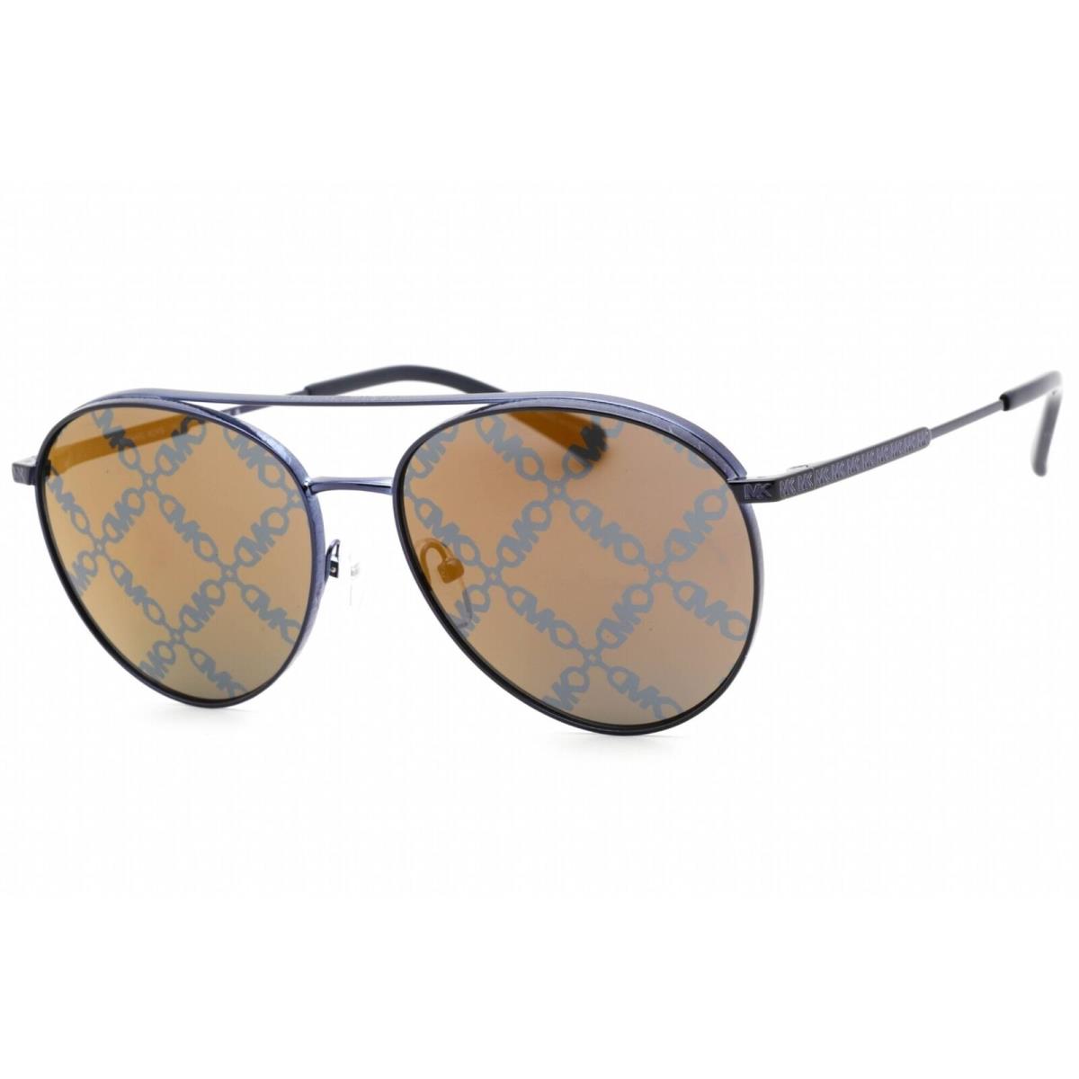 Michael Kors Women`s Sunglasses Metallic Navy Blue Metal Frame 0MK1138 1895AM