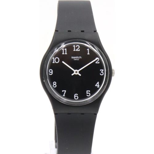 Swiss Swatch Originals Time TO Swatch Blackway Silicone Watch 34mm GB301