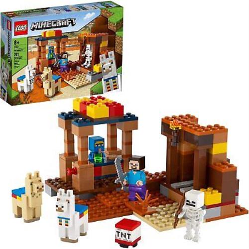 Lego Minecraft The Trading Post 21167 Collectible Action-figure Playset