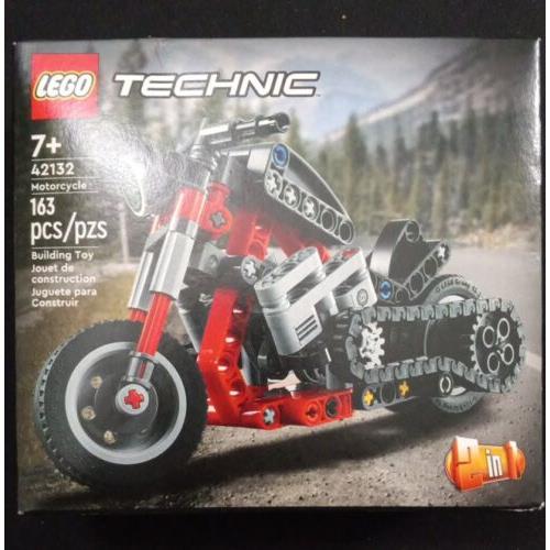 Lego Technic 42132 Motorcycle Building Kit 163 Pieces
