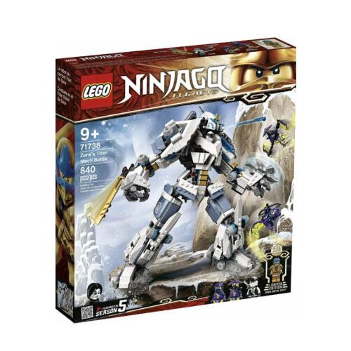 Lego Ninjago Legacy Zane s Titan Mech Battle 71738 Building Kit 840pcs