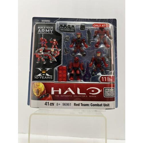 Halo Megabloks Red Team Combat Unit Target Exclusive