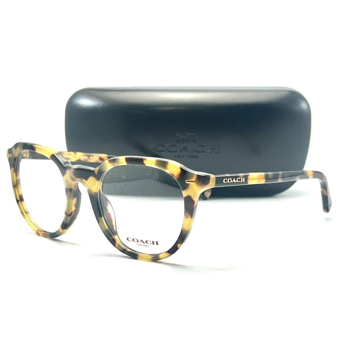 Coach HC6189U 5171 Tokyo Tortoise Eyeglasses 50-21 145 W/case
