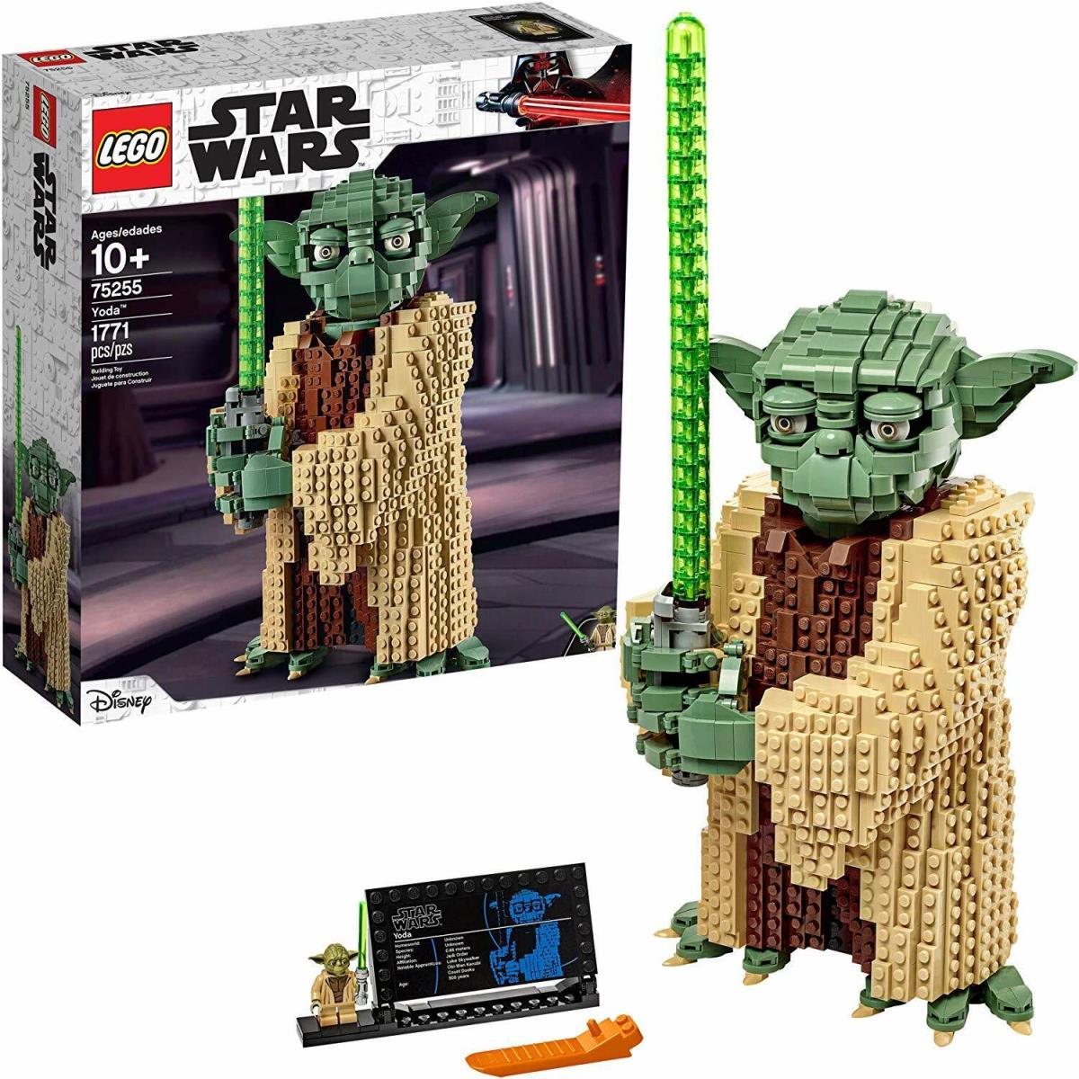 Lego Yoda Kit 75255 Star Wars Yoda Model with Collectable Mini Yoda 1771 Pieces