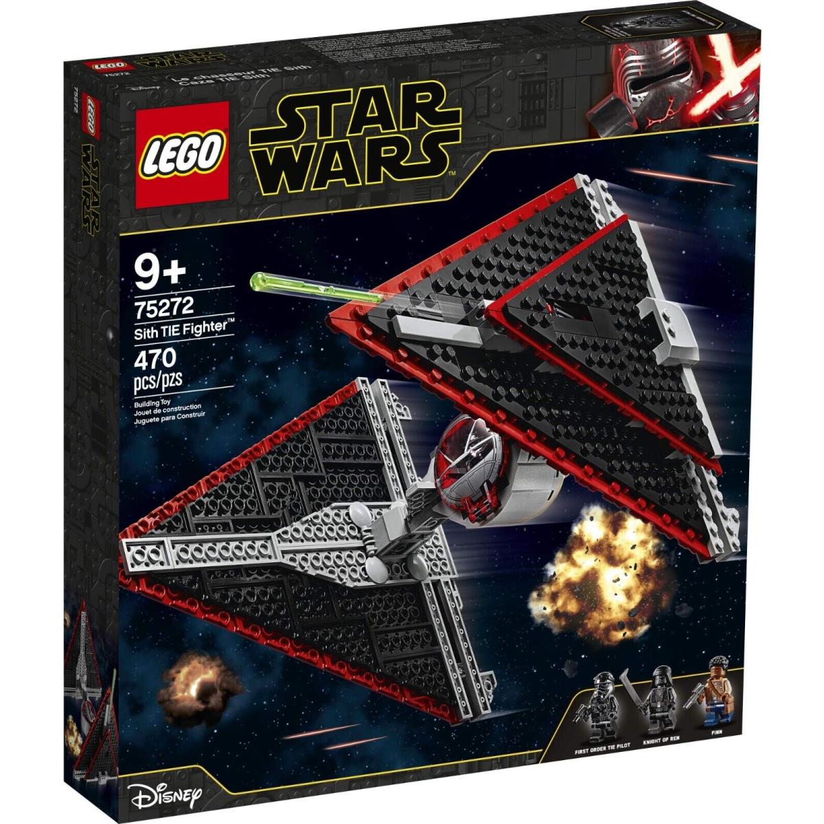 Lego Star Wars Sith Tie Fighter 75272 See Descrpition