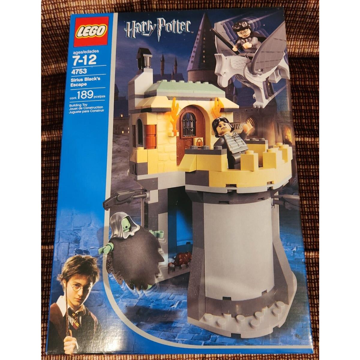Lego Harry Potter Sirius Blacks Escape 4753 Retired Near Mint Box