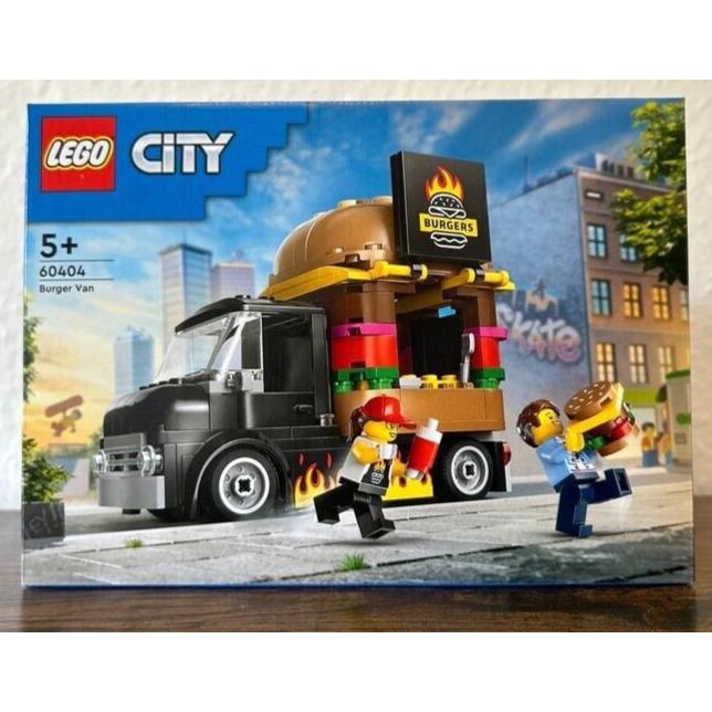 Lego City Burger Truck 60404 Toy Building Kit 194 Pcs