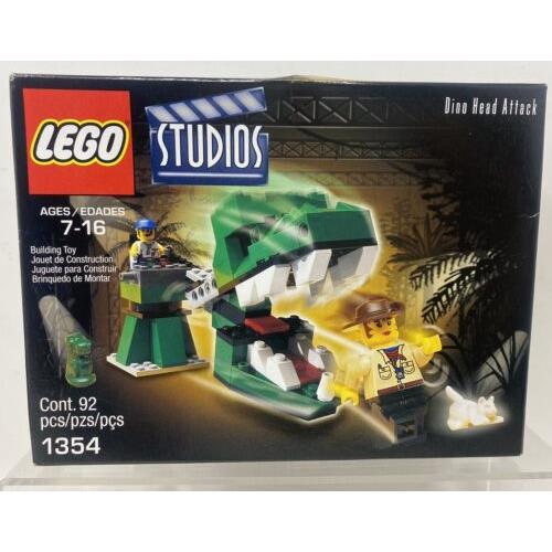 Lego Studios Dino Head Attack 1354 Vintage 2000 Retired