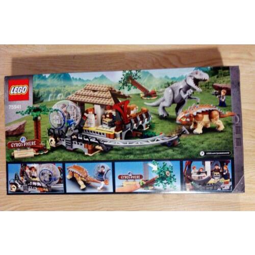 Retired 2020 Lego 75941 Indominus Rex vs Ankylosaurus Jurassic World Park