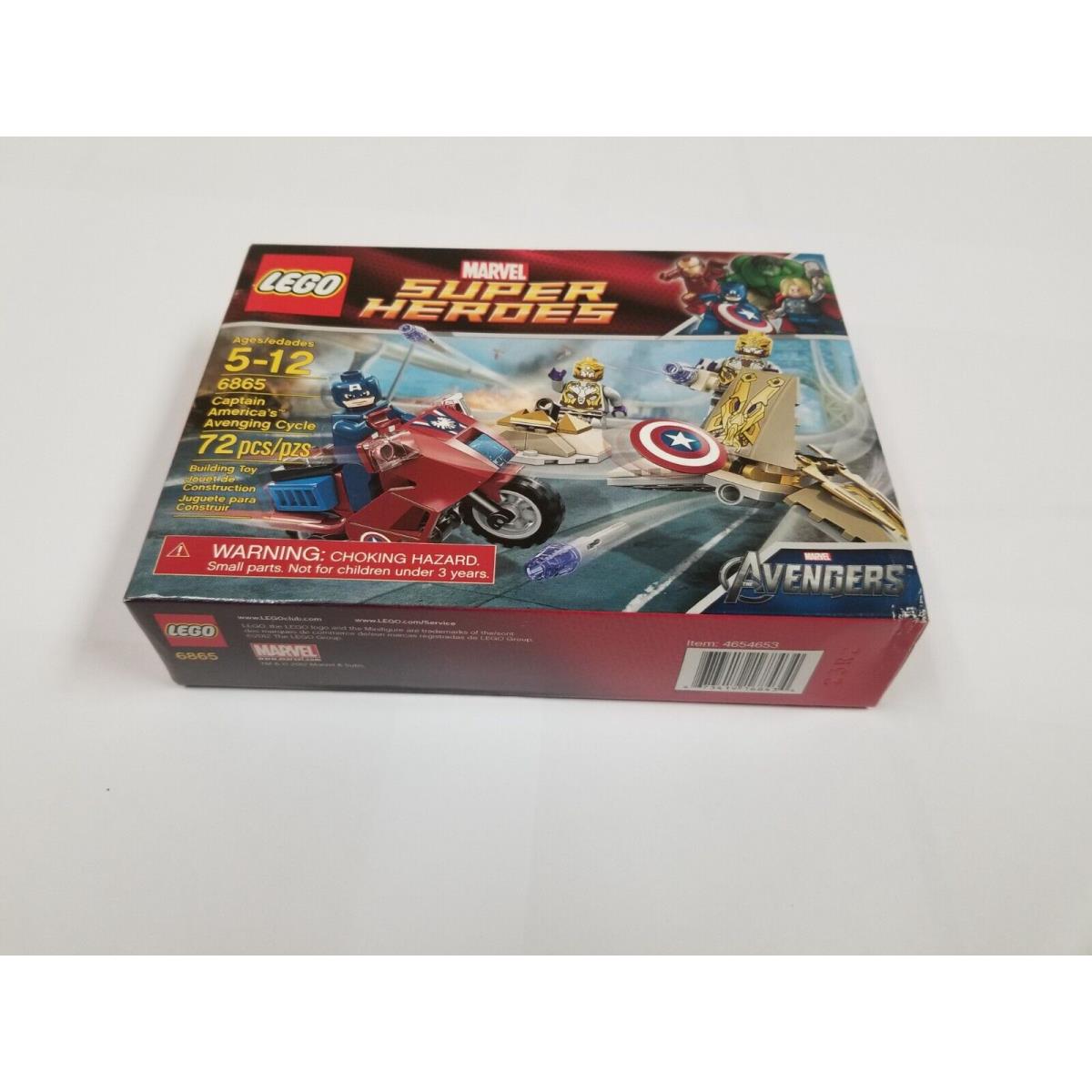 Lego Marvel Super Heroes Captain America`s Avenging Cycle 6865