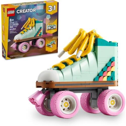 Lego Creator 3 in 1 Retro Roller Skate Building Kit Transforms From