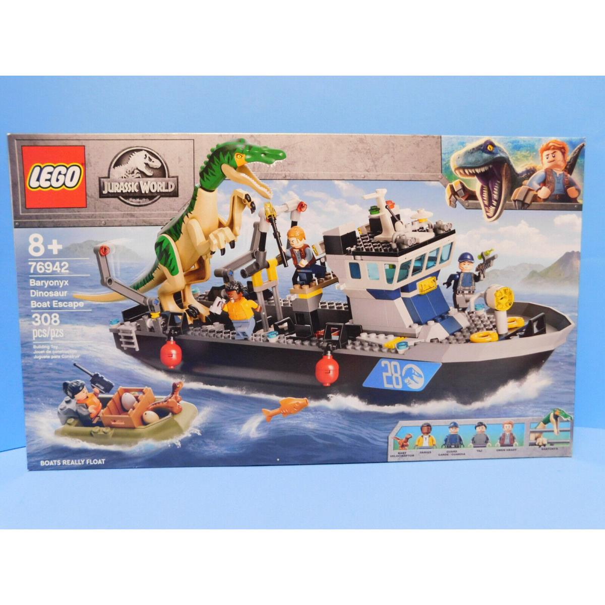 Lego Jurassic World 76942 Baryonyx Dinosaur Boat Escape