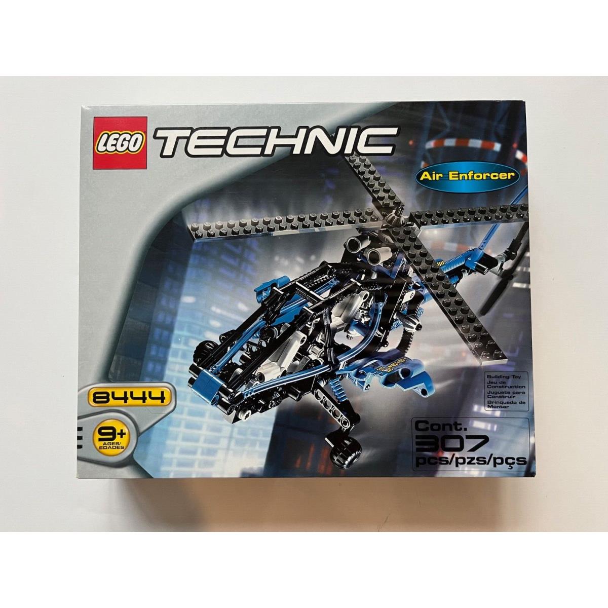 Lego 8444 Technic Air Enforcer Helicopter Blue Oop