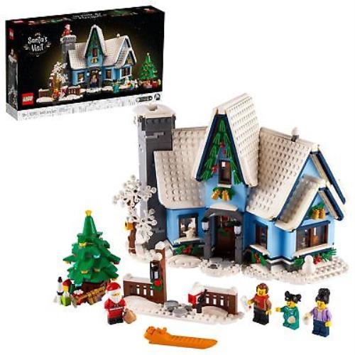 Lego Santas Visit 10293 Building Kit A Festive Build For Adults and Families w