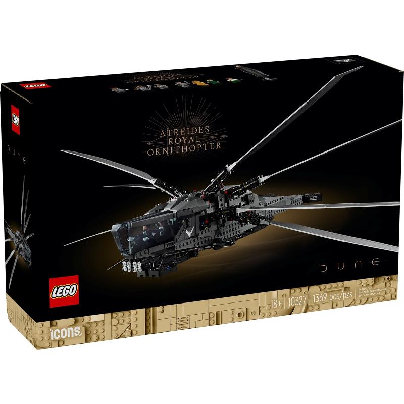 Lego Dune Atreides Royal Ornithopter Set 10327 Complete Seaeled W/minifigs